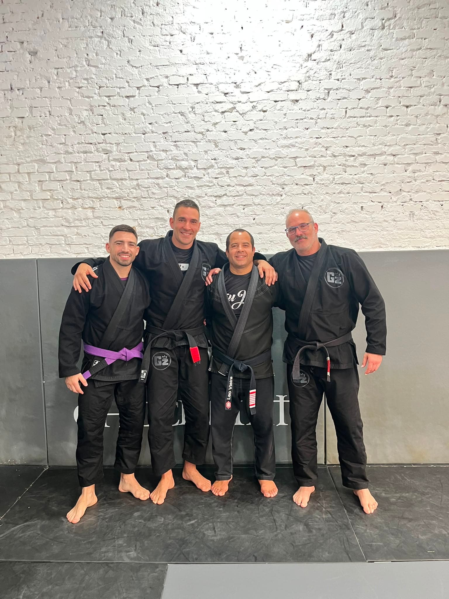 Equipo de Grappling Zone en el tatami de Torrejón de Ardoz